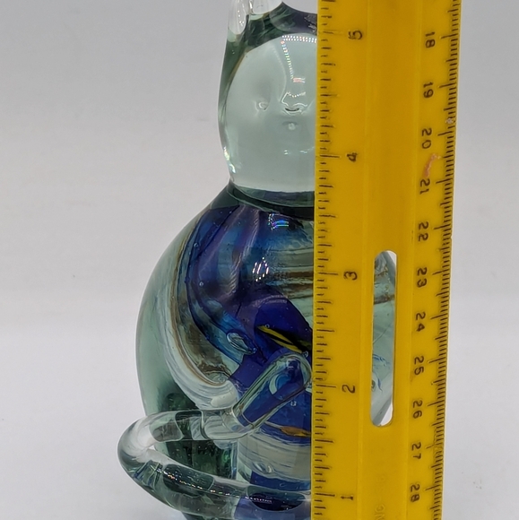 Kerry Crafted Irish Art Glass Cat Figurine Paperweight - Picture 7 of 8